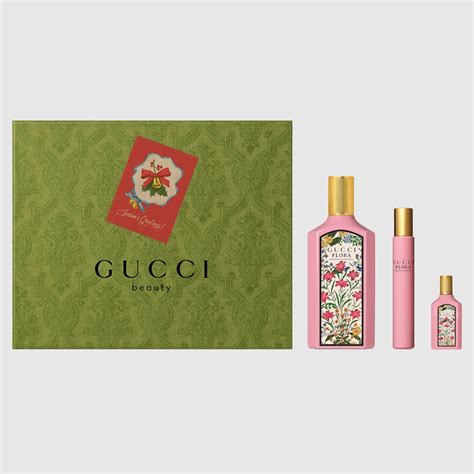 gucci flora 2 piece set|gucci flora gorgeous gardenia set.